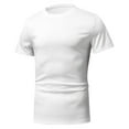 thumbnail image 6 of Stamzod Men Sets Outfits 2 Piece Shorts Fashion Short-sleeved Shorts Two-piece Sports And Leisure Suit White XXXL, 6 of 8