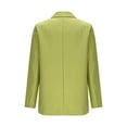 thumbnail image 7 of Gmluru Blazers For Women Trendy Green Long Sleeve Lapel Solid Color Fake Pocket Suit Jacket Lightweight Suit Xs-3XL, 7 of 7