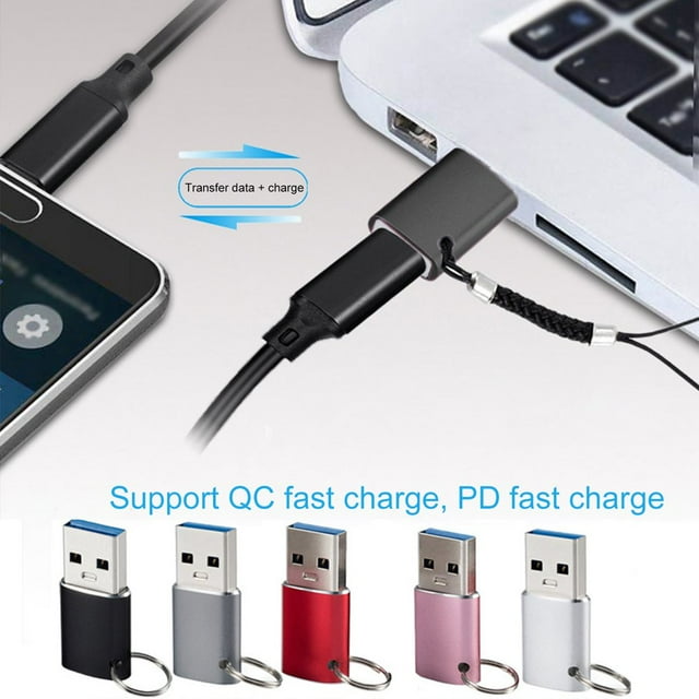 Charger Adapter Charging Data Transmission Aluminum Alloy Type-c Female to USB 3.1 Converter for Mobile Phone