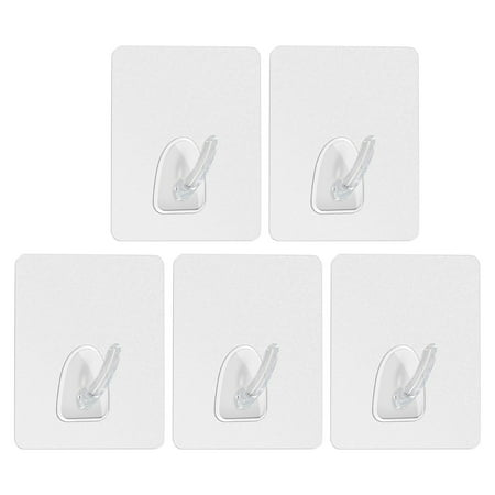 

Home Edit Storage VSONTOR Nano Traceless Hook Strong Nail Free Traceless Adhesive Hook Magic Transparent Frosted Adhesive Hook White I5736