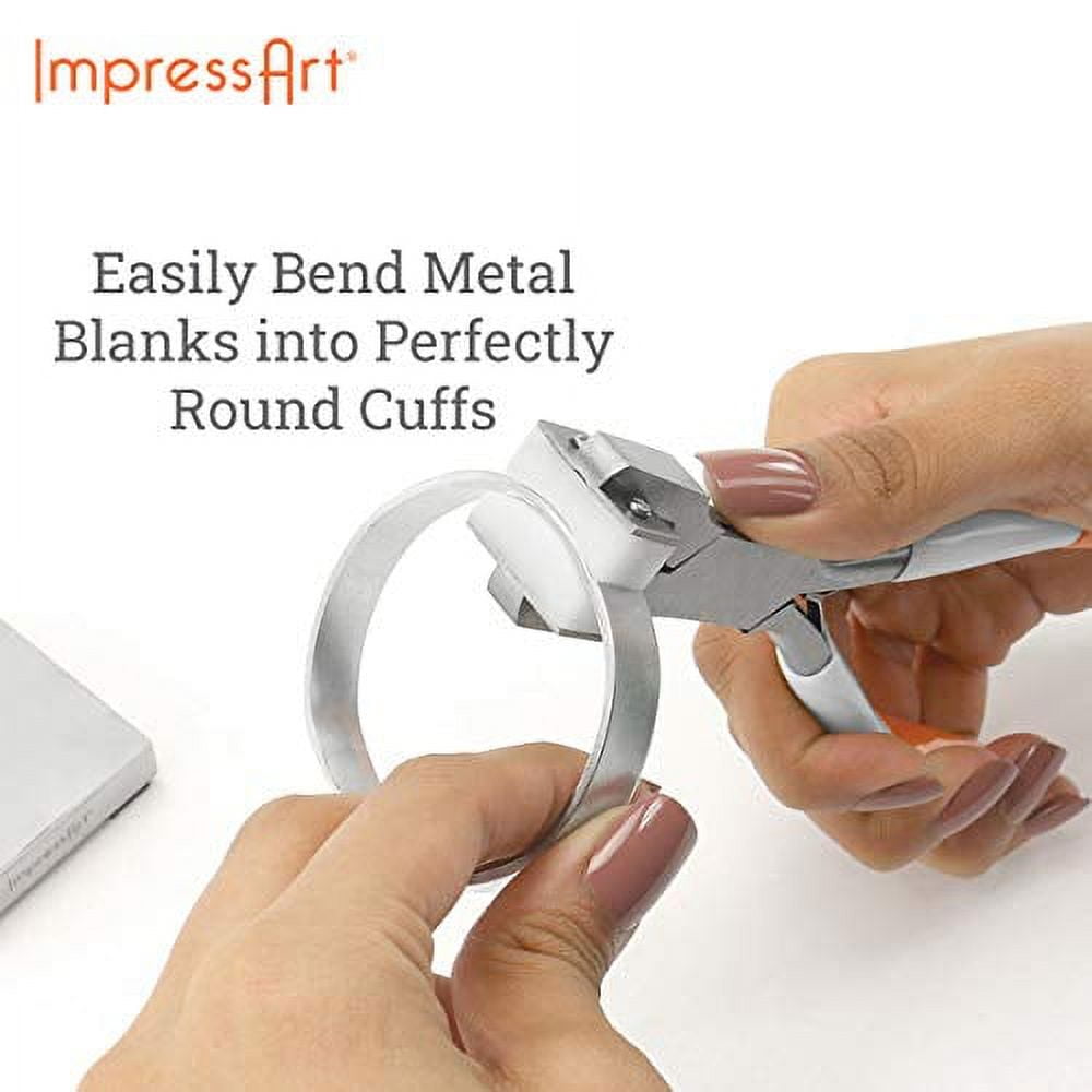 ImpressArt Bracelet Bending Pliers - Jewelry Forming Tool, for Shaping Bracelets, Cuffs, and Metal Strip Blanks