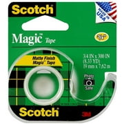 Scotch Magic Tape With Dispenser 1 ea (Pack of 4)