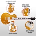 thumbnail image 4 of Guitarra eléctrica LyxPro SB Series 39" estilo LP Caoba, 4 of 6