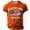 #01-Orange, variant on Men's 250th Anniversary Usa Shirt 250 Anniversary Usa Flag Independence Day Freedom T-Shirt Breathable Loose Fit America Pullover Streetwear