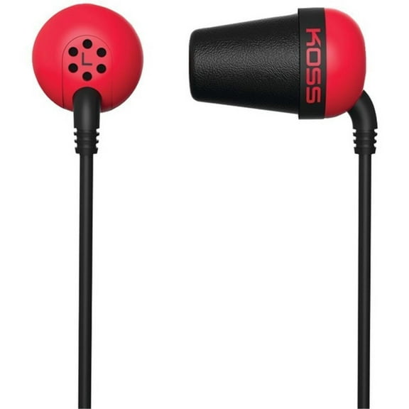 Koss PLUG R Koss Red Plug Colors In-Ear Headphones