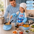 thumbnail image 2 of JoyStone 45 PCS Kids Real Cooking Set, Montessori Kitchen Tools with Kid Safe Knives & Utensils, Beginner Food Making Kit Educational Toy for Boys Girls Age 8-12, Blue, 2 of 9