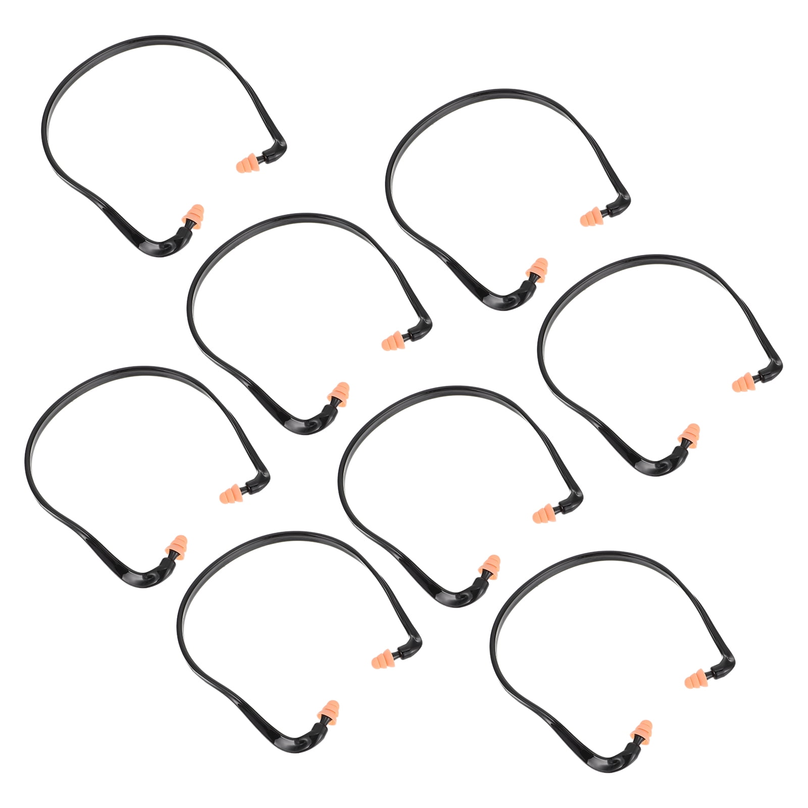8pcs Band Earplugs Hearing Bands Banded Shooting Ear Plugs Silicone