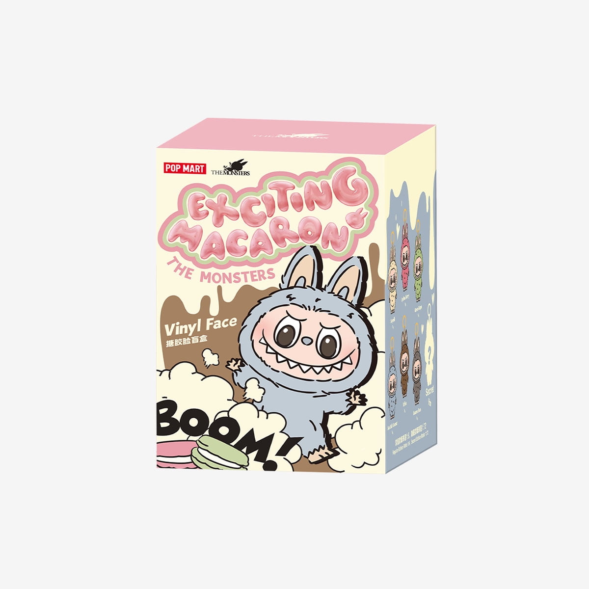 ぬいぐるみ・マスコット LABUBU Exciting Macaron Lychee Berry Labubu The Monsters Exciting Macaron Plush Doll Etciting
