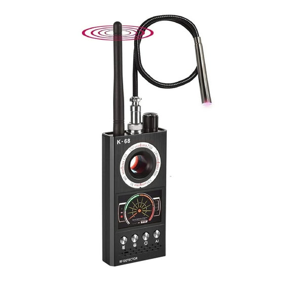 Cameland Portable Mini Led Hide Camera Detector Anti-Candid Ir Scanner Micro Cam Finder