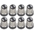 thumbnail image 1 of RUNROTOO 8Pcs LED Light Adapter B15 to E12 Base Converter Easy Installation Black Lamp Converter, 1 of 8