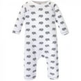 thumbnail image 3 of Touched by Nature Baby Boy Organic Cotton Coveralls 3pk, Happy Camper, 3-6 Months, 3 of 4