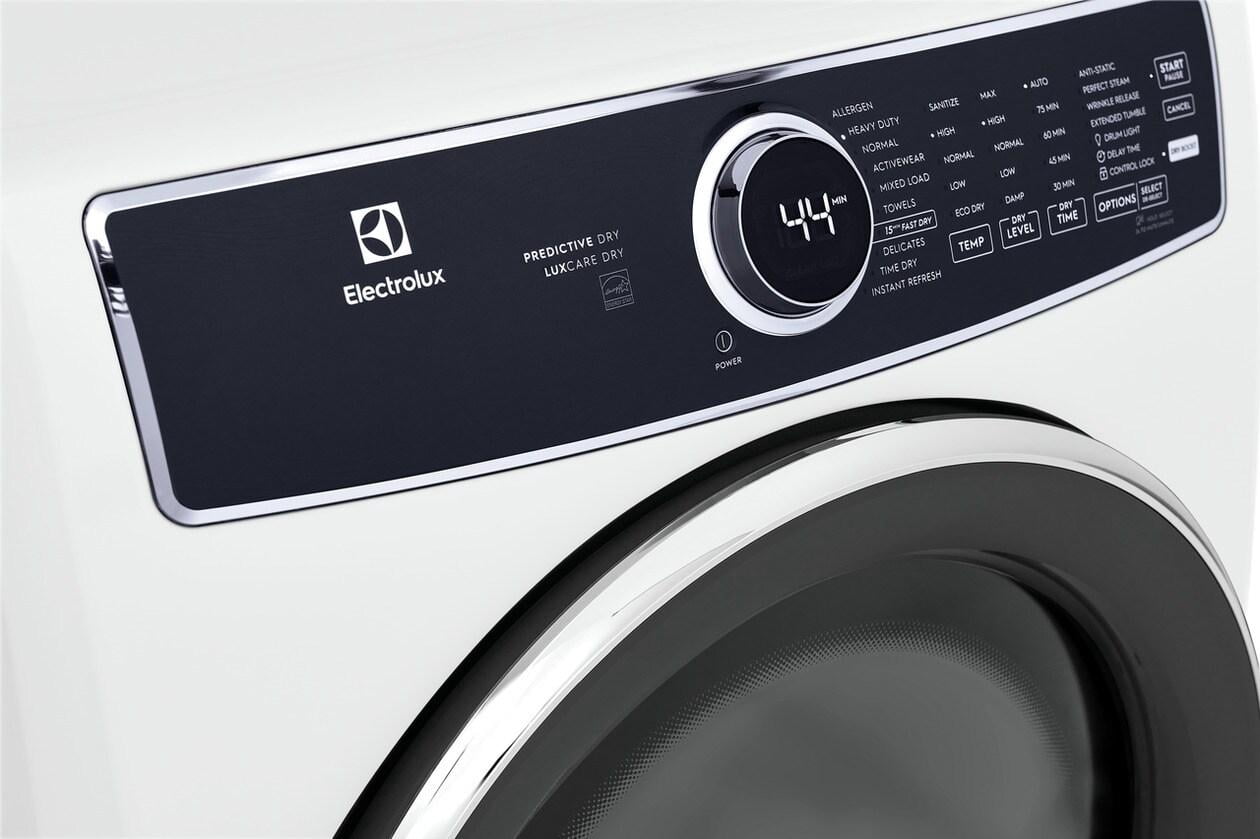 Electrolux ELFE7537AW 8.0 Cu. Ft. White Steam Electric Front Load Dryer
