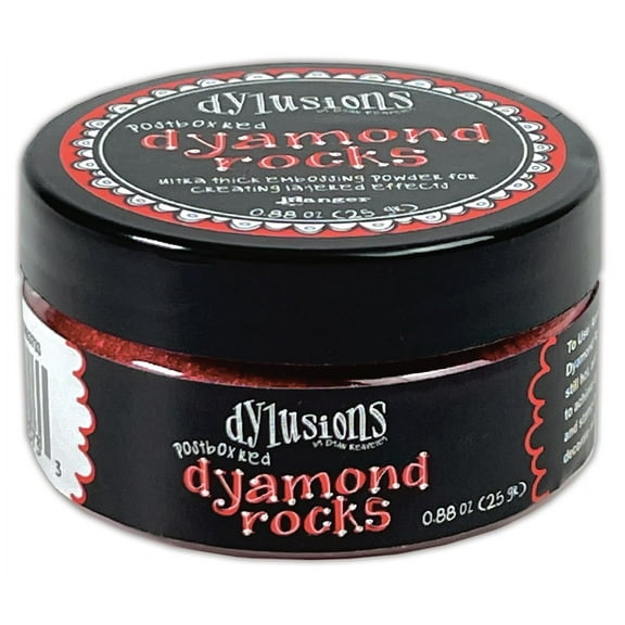 Dyan Reaveley Dylusions Dyamond Rocks-Postbox Red