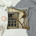 thumbnail image 2 of Sheronv Bird Tree Branch Graphic Decorative Throw Pillow Cover for Home Couch Living Room Bed Sofa - High Quality Single Pack 12x12in, 2 of 5