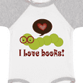 thumbnail image 4 of Inktastic I Love Books Bookworm Boys or Girls Baby Bodysuit, 4 of 5