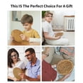 thumbnail image 4 of Round Wooden Labyrinth Game - Marble Maze for Education and Fun, Toddler Activity Board, Brain Teaser Puzzle Logic Game with Two Metal Balls for Kids, Adults, Teens, Boys, and Girls, 4 of 6