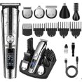 thumbnail image 1 of Professional Hair and Beard Clipper for Men Cordless Rechargeable Waterproof Hair Clipper with 6 Shaving Heads and 5 Combs, 1 of 4