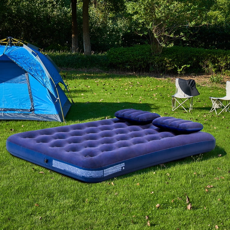 Honeydrill Full Size Inflatable Mattress with Flocking Air Bed