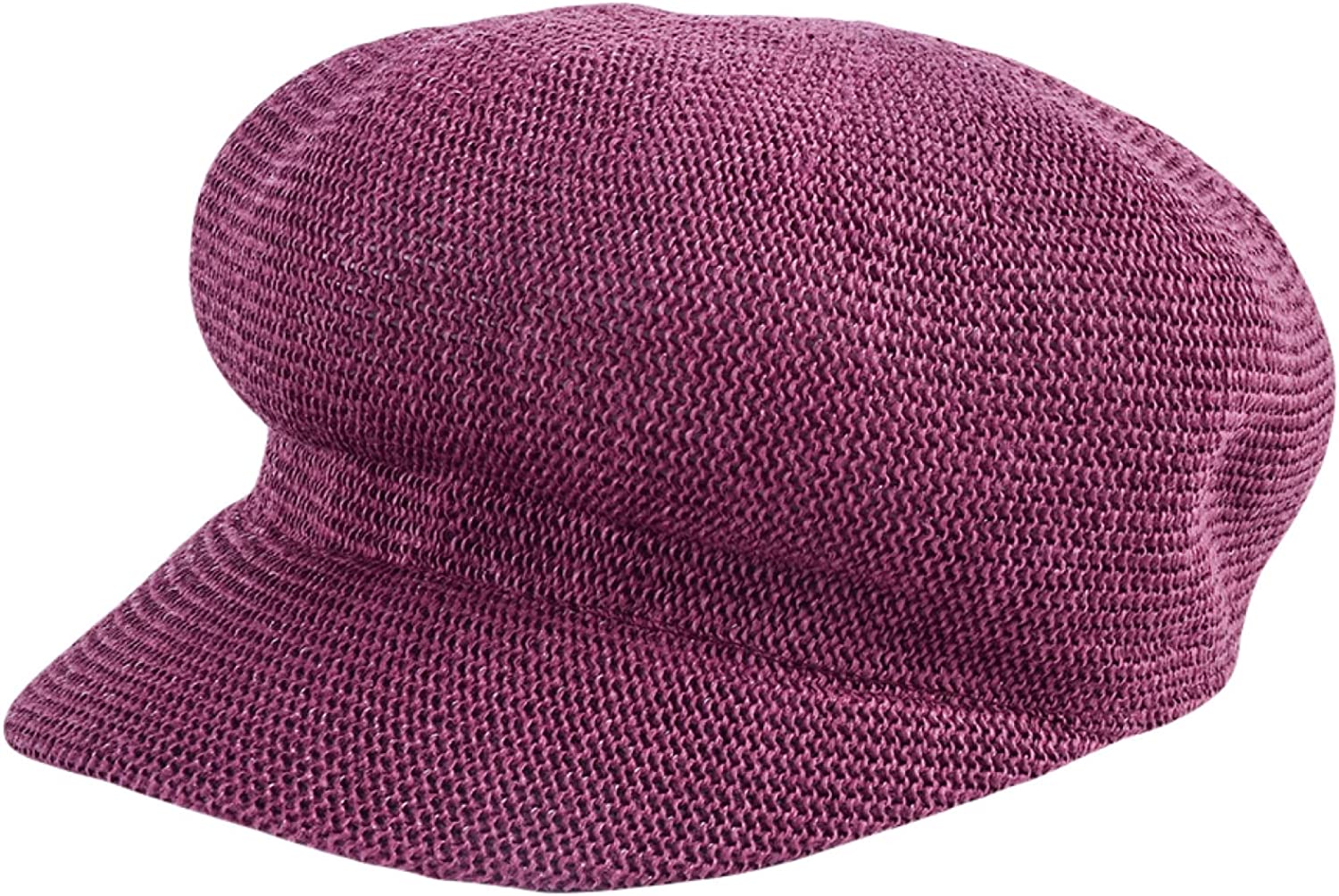 Women\'s Breathable Newsboy Hat Short Brim Cap with Decorative Strap CoCopeaunts Short Brim Newsboy Hats for Women Adjustable  main image 2