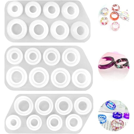 Moules Pour Bagues En Résine époxy - Outil à Main - Silicone - 1 Pièce