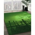 thumbnail image 2 of Ahgly Company Indoor Square Patterned Deep Emerald Green Area Rugs, 6' Square, 2 of 6