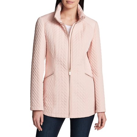Marc New York Quilted Jacket - Quilted Zip Front Coat