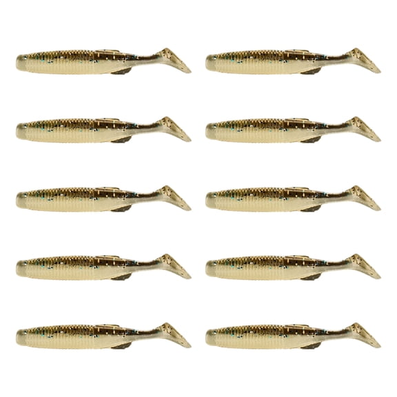 10Pcs Paddle Tail Swimbaits Competitive T Tail Soft Baits Fishing Tackle Lures
