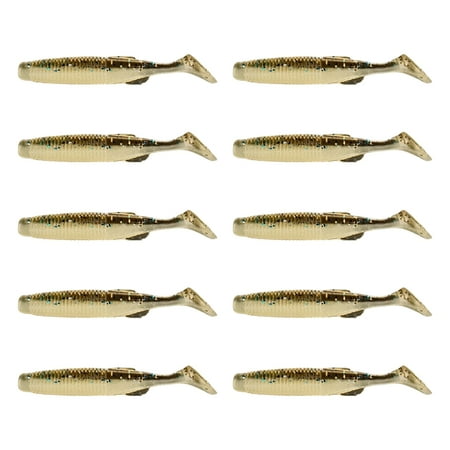 10Pcs Paddle Tail Swimbaits Competitive T Tail Soft Baits Fishing Tackle Lures