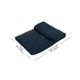 thumbnail image 5 of INSPIRAR CHIC Ropa de baño unisex ligera para la playa, gran bufanda clásica suave de color sólido 75"x 55" azul marino, 5 of 6