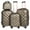 ELEPHANT SKIN, variant on New York Xpress 4-Piece Hardside Luggage Set Expandable Spinner with TSA Lock, Lightweight PP Suitcase Set (14"/20"/25"/29"), Black, WD8810