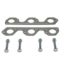 DNA Motoring GKTSET-JCW0738 For 2007 to 2011 Jeep Wrangler Aluminum Exhaust Manifold Header Gasket Set 08 09 10