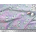thumbnail image 2 of Soimoi Blue Cotton Duck Fabric Teddy Bear & Dot Kids Printed Craft Fabric by the Yard 42 Inch Wide, 2 of 3