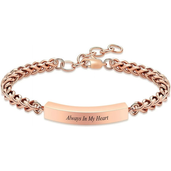 Urn Bracelet for Ashes Adjustable Memorial Urn Bangles for Human Ashes Memorial Ashes Keepsake Jewelry Always In My Heart