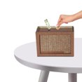 thumbnail image 4 of Poseedor Caso Caja Money Saving Box Wooden Piggy Bank para Y Adultos, 4 of 9