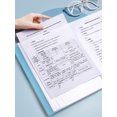 thumbnail image 5 of 1pc 60-page A4 Size Transparent File Folder For Certificates, Music Scores, With Random Cardboard On Pages, 5 of 5