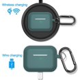 thumbnail image 3 of Compatible AirPods Pro Case Cover Silicone Protective Case Skin for Apple Airpod Pro 2019 (Front LED Visible) Black, 3 of 6