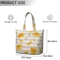 thumbnail image 3 of Vintage Daisy Print Weekender Bag Boho Flower Travel Tote, , Large Capacity, Adjustable Shoulder Strap, 3 of 5