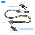 thumbnail image 3 of Uxcell Paracord Lanyard Braided Lanyard Necklace Keychain Adjustable Badge Lanyard Green 2 Pack, 3 of 5