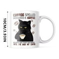 thumbnail image 3 of SIfdSeng Funny Coffee Cat Mug Is the Coffee Backwards 11 Oz Cute Mug Very Funny Cat Print Mug, 3 of 7