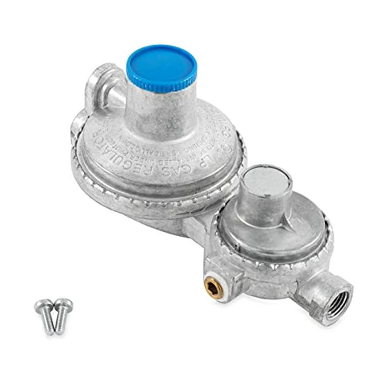 Camco Vertical 2-Stage RV Propane Regulator - Silver (59313) - Walmart.com