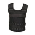 thumbnail image 3 of Chaleco con peso ajustable para hombres y mujeres, chaqueta con peso vacía, chaleco con peso para gimnasio, escalada, deportes al aire libre, Fitness 20 kilogramos, 3 of 8