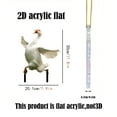 thumbnail image 7 of Qianly Acrylic Garden Yard Stake Decor,Goose Shaped Outdoor Decoration Sign With Realistic Silhouette,1Pc Garden Stake For Garden Patio Lawn Front Porch And Backyard Decoration, 7 of 7