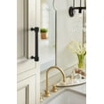 thumbnail image 2 of Amerock Farewind 5-1/16 inch (128mm) Center-to-Center Matte Black Cabinet Pull, 2 of 6