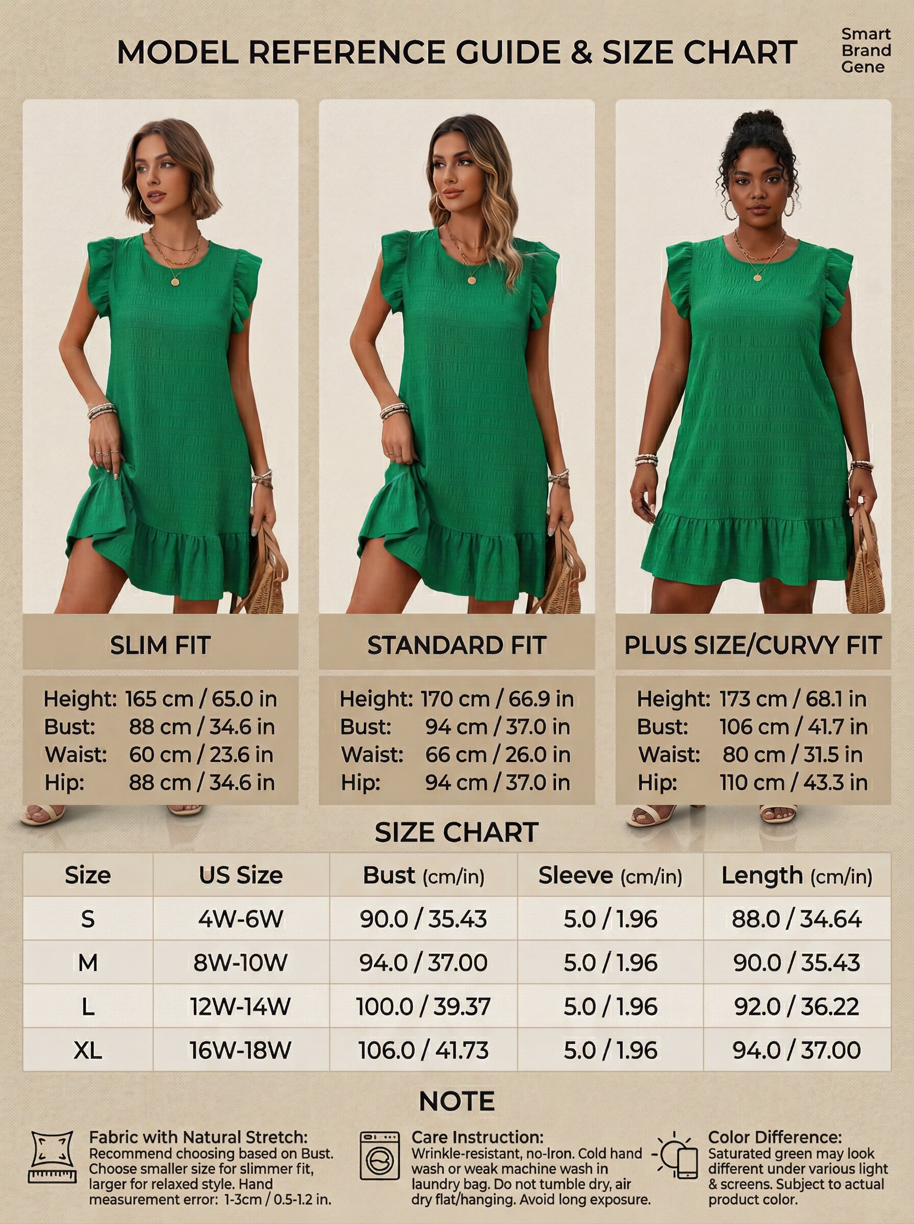 Cuteduck Women's Ruffle Sleeve Casual Dress photo 3