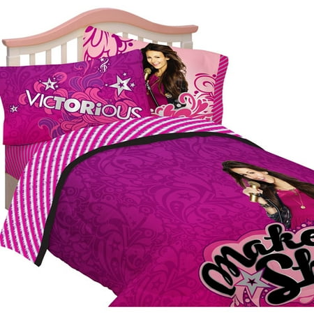 nickelodeon victorious "born for this" reversible comforter