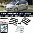 thumbnail image 2 of Pour Accessoires Citroen C4 Picasso 2014 2013-2022 Poignées de Porte LHD Anti-Rouille Couverture Extérieure Anti-Rayures Décor Protecteur, 2 of 7
