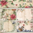 thumbnail image 3 of SunWMart 16 Sheets Vintage Scrapbook Papers, A5 Size Scrapbooking Paper Single Sided Journaling Supplies, Retro Decorative Craft Paper for Writing Diary Embellishment Supplies, 3 of 4