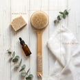 thumbnail image 7 of 2 Pack Extra Long Bamboo Back Scrubber Brush 16 Inches Stiff Bristles for Exfoliating, 7 of 7