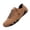 Brown, variant on Men's Lace-Up Casual Sneakers, Soft Suede Driving Loafers, Lightweight Low-Top Breathable Daily Commute Street Fashion Shoes Green
