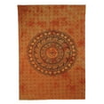 thumbnail image 3 of Orange Psychedelic Star Tapestry Hippie Indian Wall Hanging Beach Thorw Outdoor Picnic Blanket Bedspread Twin Size Tapestries by Oussum, 3 of 3
